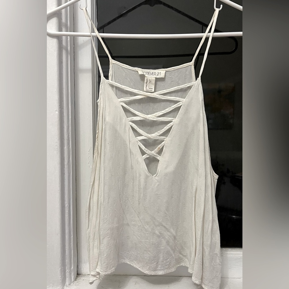 Forever 21 white tank